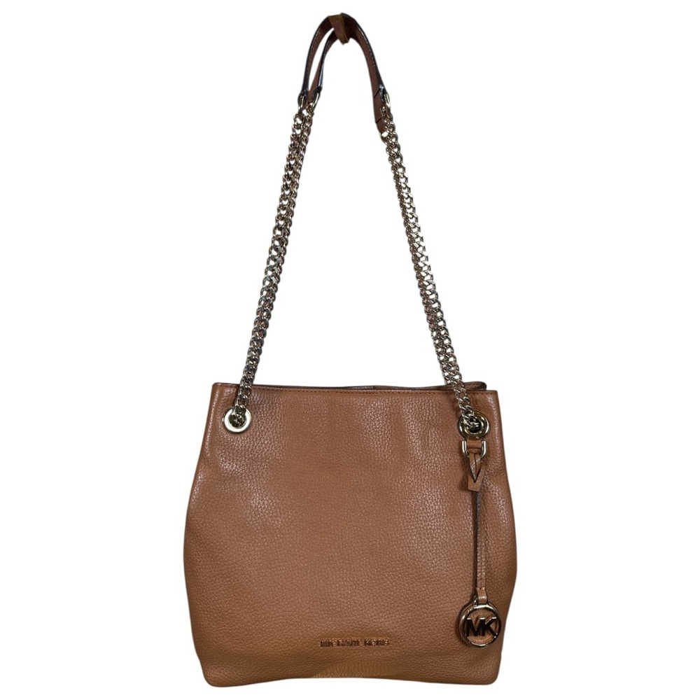 Michael Kors Tan Pebbled Leather Shoulder Bag EUC